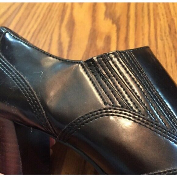 Etienne Aigner Nessie Womens‎ Shoe Ankle Boot SZ 7.5 M Dark Brown Brogue On Toes - Picture 12 of 12